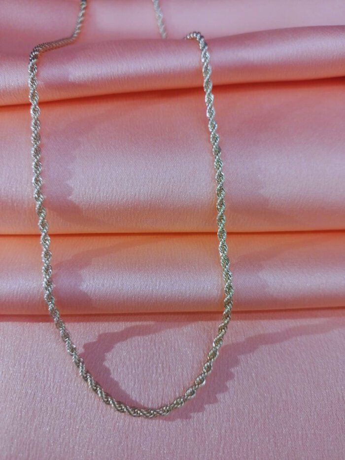 Colar Corrente Baiano Banhado a Ouro 18K