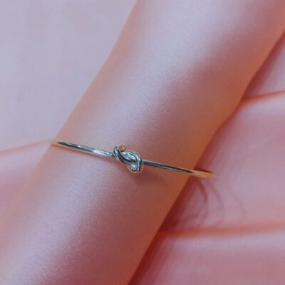 Bracelete Nó Banhado a Ouro 18K