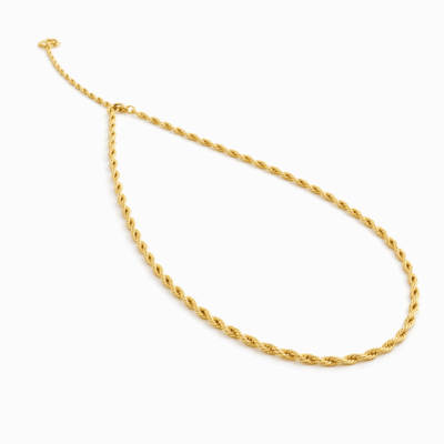 Colar Corrente Baiano Banhado a Ouro 18K