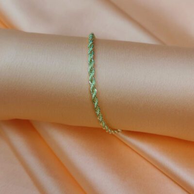Pulseira Baiano Banhada a Ouro 18K