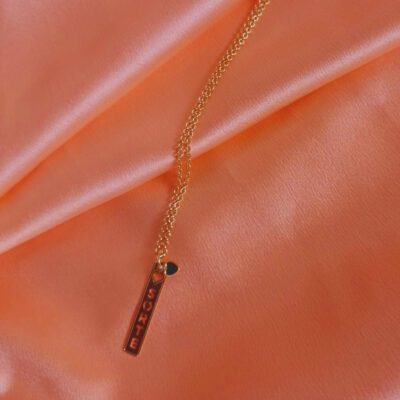 Colar Sorte com Pingente Coração Verde Banhado a Ouro 18K