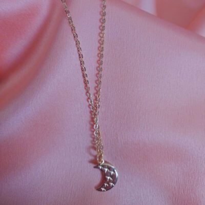 Colar Lua Banhado A Ouro 18k