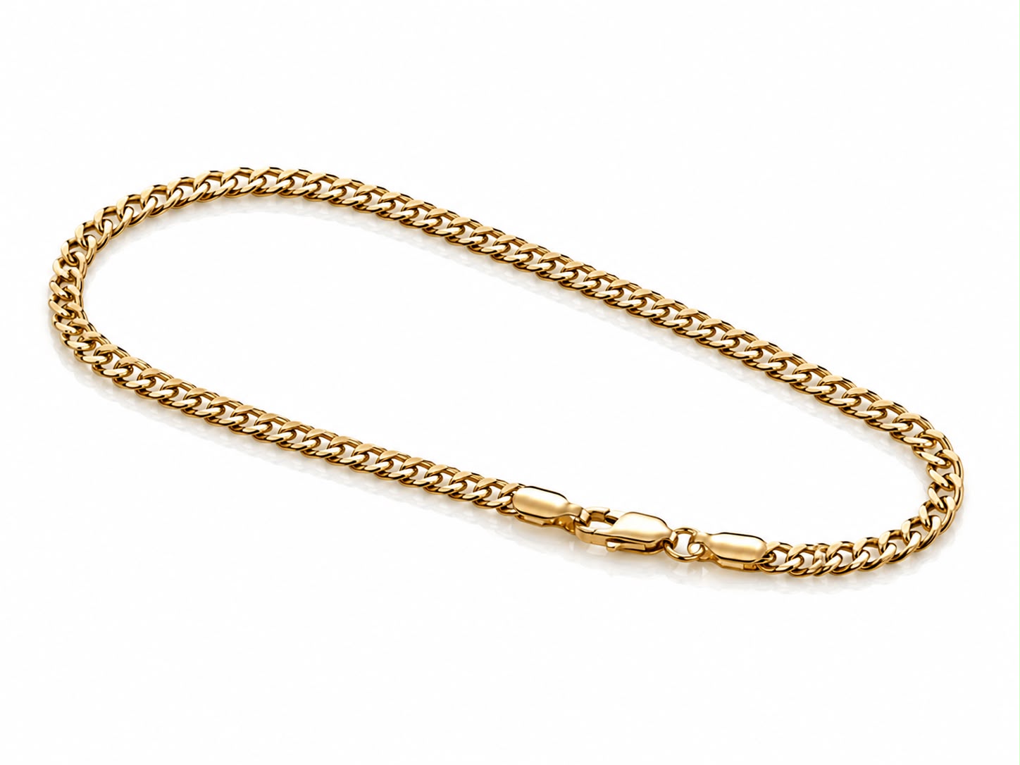 Pulseira Elo Grumet Banhado a Ouro 18K